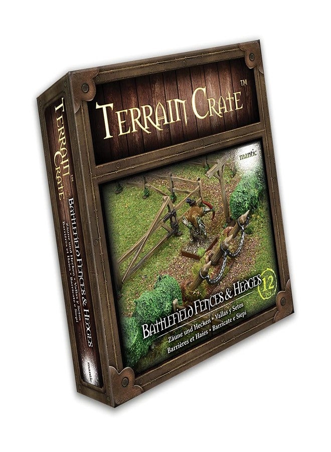مانتك مجموعة Mantic Games MGTC125 TerrainCrate: أسوار وحواجز ساحة المعركة، متعددة - Image 1